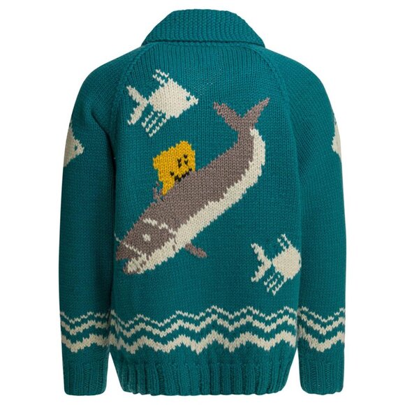 Kapital Pickish Trout Zip Sweater Tag Size 3 Men - Picture 2 of 4